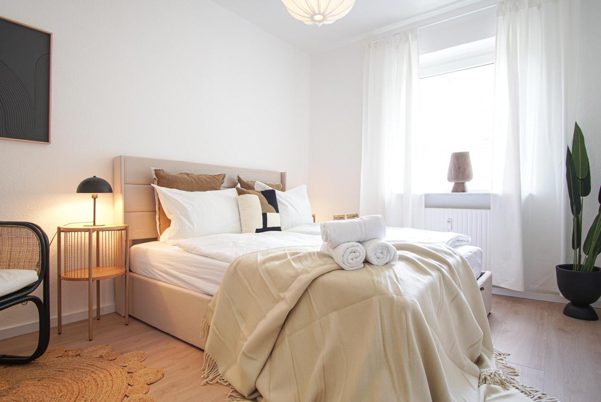 Homefy Balcony Apartment - Up To 4 People - Close To Fair - Free Parking Essen Eksteriør bilde